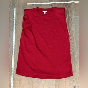 LuLaRoe Bold Red Sleeveless Top